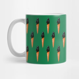 Carrot Lady Pattern Mug